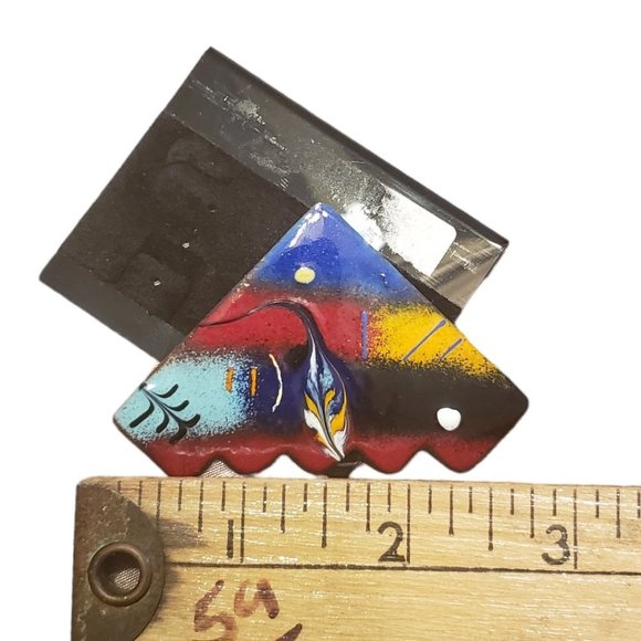 Brooch Native American Modernist Style - Picture 4 of 4